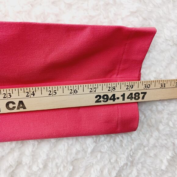 Pants Size 12 Dress Coral Coquette Aesthetic Office Careerwear Chic Travel NWT - Picture 5 of 16